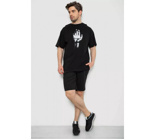 Костюм мужской повседневный, цвет черный, 238R1575.