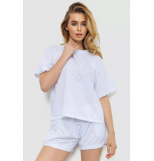 Костюм жіночий однотонний, колір білий, 244R039