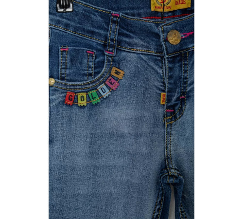 Джинсы для девочек, цвет светло-синий, 247R3815.