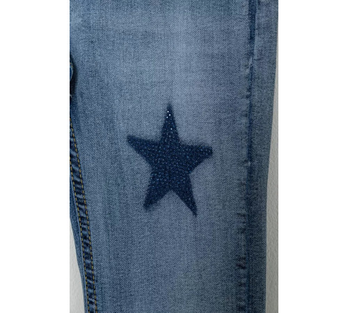 Джинсы для девочек, цвет светло-синий, 247R3815.