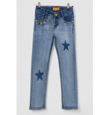 Джинси для дівчаток, колір світло-синій, 247R3815