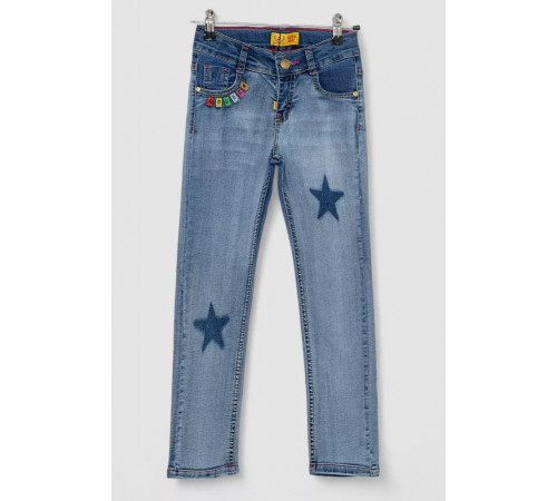 Джинсы для девочек, цвет светло-синий, 247R3815.