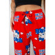 Штани жіночі домашні, колір червоний, 238R1101-1