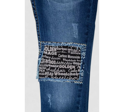 Джинси для дівчаток, колір синій, 247R8416