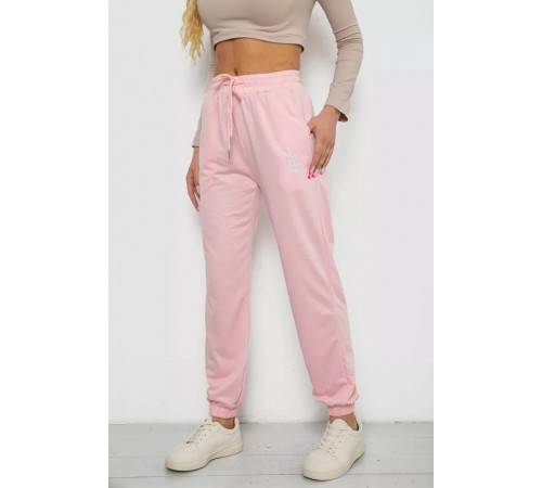 Спортивні штани жіночі, колір рожевий, 238RJH019
