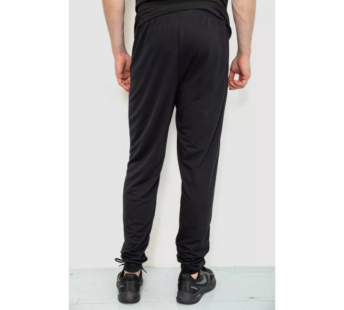 Спорт мужские брюки, цвет черный, 244R4770