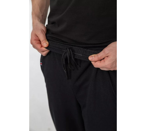 Спорт мужские брюки, цвет черный, 244R4770