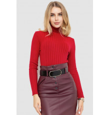 Гольф женский однотонный, цвет бордовый, 204R043.