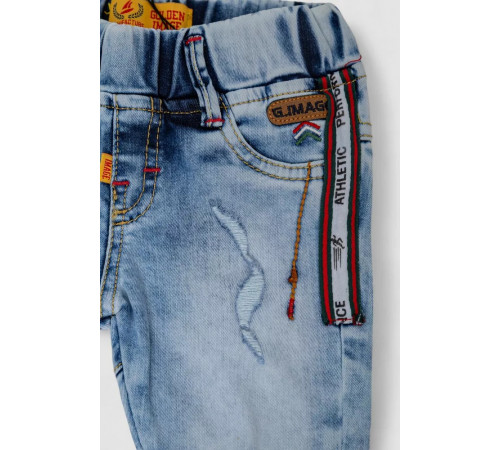 Джинсы детские для мальчика, цвет голубой, 247R7411.