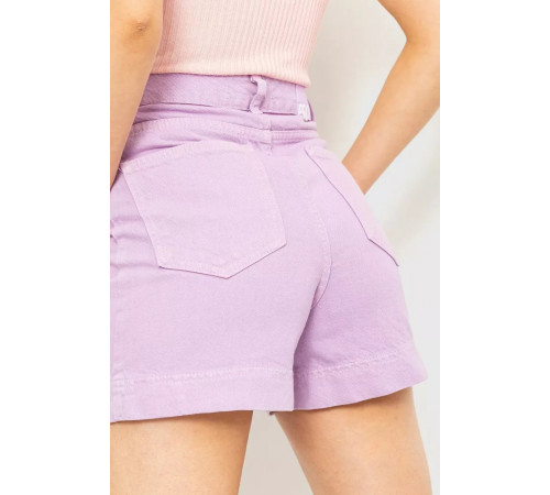 Джинсові шорти жіночі, колір бузковий, 214R245