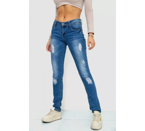 Джинси жіночі, колір синій, 244R8157