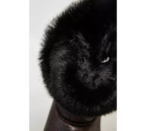 Угги женские с искусственным мехом внутри, цвет коричневый, 131R7413.