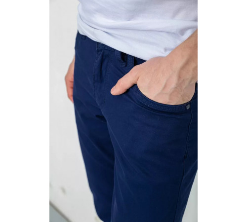 Брюки мужские, цвет синий, 182R2038