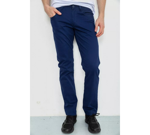 Брюки мужские, цвет синий, 182R2038