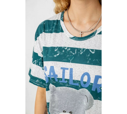 Ночная рубашка, цвет серо-зеленый, 238R335-4