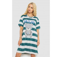 Нічна сорочка, колір сіро-зелений, 238R335-4