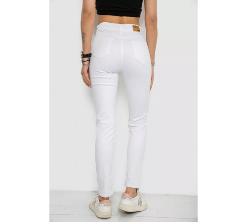 Джинси жіночі, колір білий, 182R1632