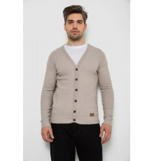 Кофта чоловіча на ґудзиках, колір бежевий, 238R1055