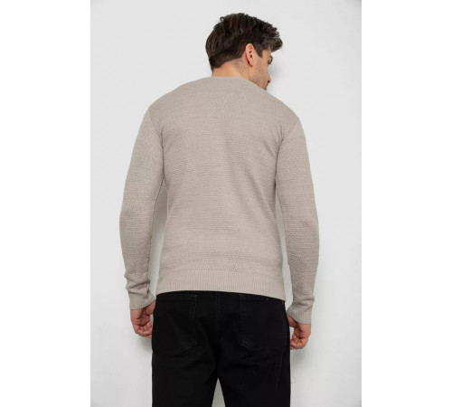 Кофта мужская на пуговицах, цвет бежевый, 238R1055.