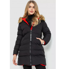 Куртка жіноча двостороння, колір чорно-червоний, 129R818-555