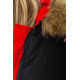 Куртка жіноча двостороння, колір чорно-червоний, 129R818-555