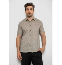 Рубашка мужская с короткими рукавами 214R6917-12, цвет Бежевый