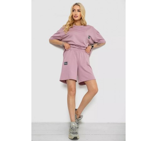 Костюм женский повседневный, цвет пудровый, 241R5004. Костюм женский повседневный, цвет пудровый, 241R5004.