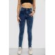 Джинси жіночі Skinny, колір синій, 182R3428