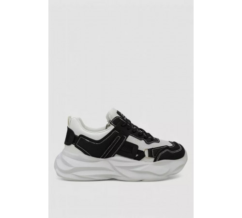 Кросівки чоловічі демісезонні, колір біло-чорний, 243RHK05