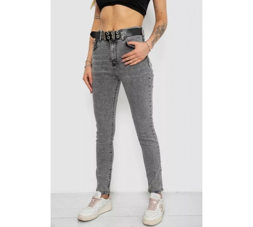 Джинси жіночі Skinny Американки, колір сірий, 244R00970 Джинси жіночі Skinny Американки, колір сірий, 244R00970