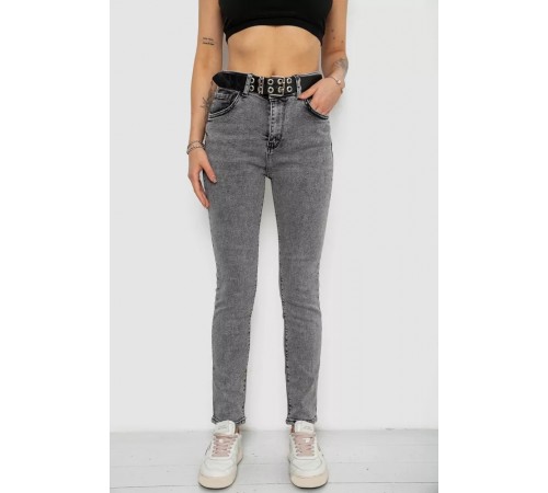 Джинси жіночі Skinny Американки, колір сірий, 244R00970 Джинси жіночі Skinny Американки, колір сірий, 244R00970