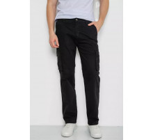 Брюки мужские с карманами, цвет черный, 244R2072