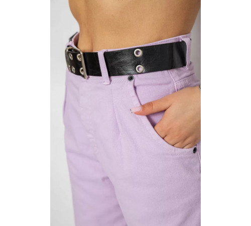 Джинси жіночі балони, колір бузковий, 182R00272