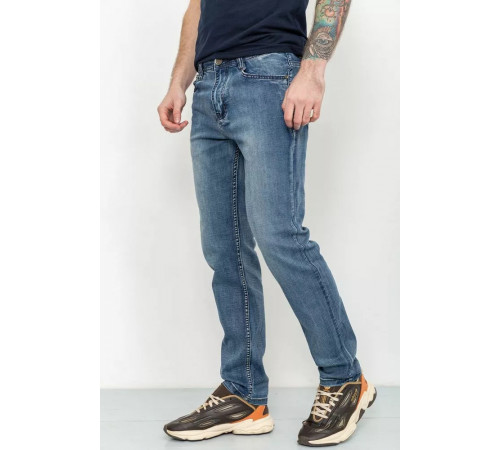 Джинси чоловічі демісезонні, колір синій, 190R6831-1