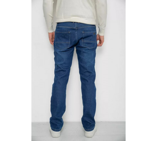 Джинси чоловічі на флісі, колір синій, 254R2411