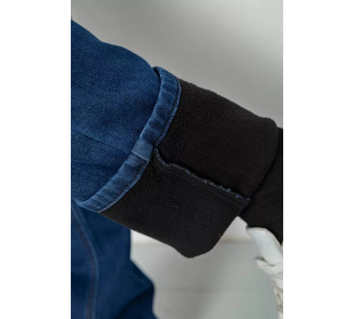 Джинси чоловічі на флісі, колір синій, 254R2411