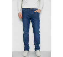 Джинси чоловічі на флісі, колір синій, 254R2411