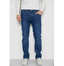 Джинси чоловічі на флісі, колір синій, 254R2411