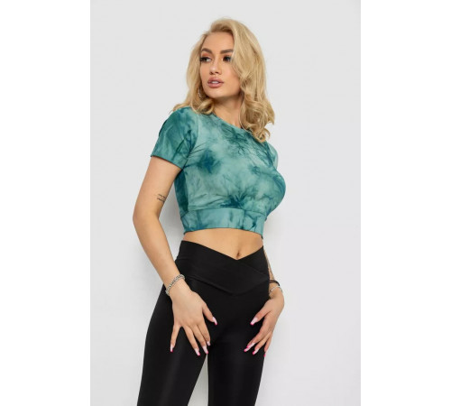 Футболка-топ жіноча, колір зелений, 238R58262