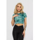 Футболка-топ жіноча, колір зелений, 238R58262