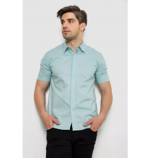 Рубашка мужская однотонная, цвет оливковый, 214R6917-3.