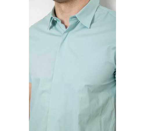 Сорочка чоловіча однотонна, колір оливковий, 214R6917-3