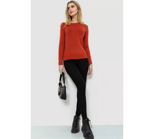 Светр жіночий, колір теракотовий, 244R003