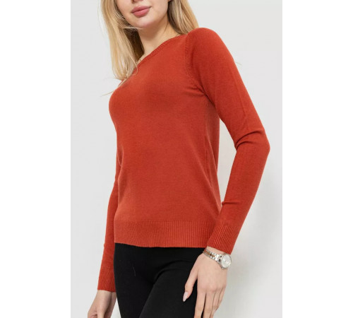 Светр жіночий, колір теракотовий, 244R003