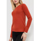 Светр жіночий, колір теракотовий, 244R003