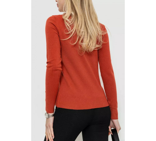 Светр жіночий, колір теракотовий, 244R003