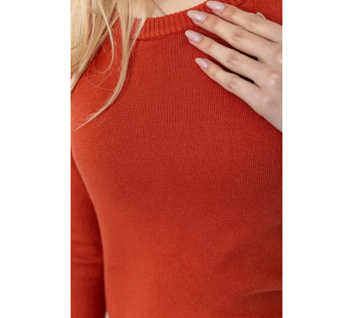 Светр жіночий, колір теракотовий, 244R003