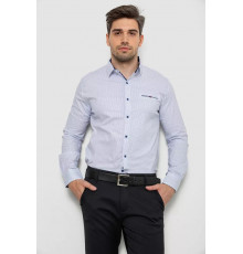 Сорочка чоловіча з принтом, колір білий, 214R7170