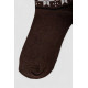 Носки женские с принтом, цвет коричневый, 238R336-1.
