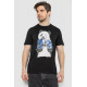 Футболка чоловіча з принтом, колір чорний, 244R5996